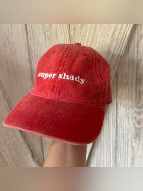 aerie Super Shady Cherry Red Ballcap